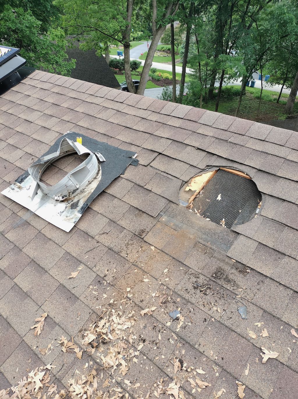 Attic fan replacement