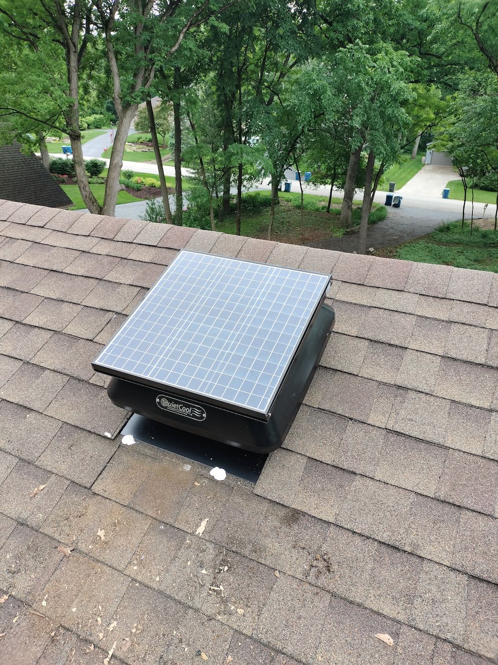 Attic fan replacement